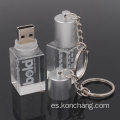 Botella de vidrio USB Flash Drive personalizado